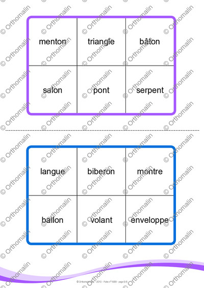 Page 6 de la fiche