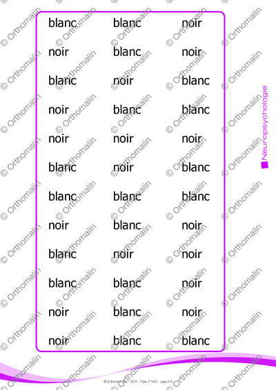 Page 2 de la fiche