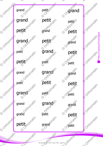Page 5 de la fiche