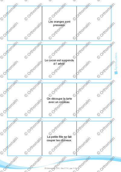 Page 11 de la fiche