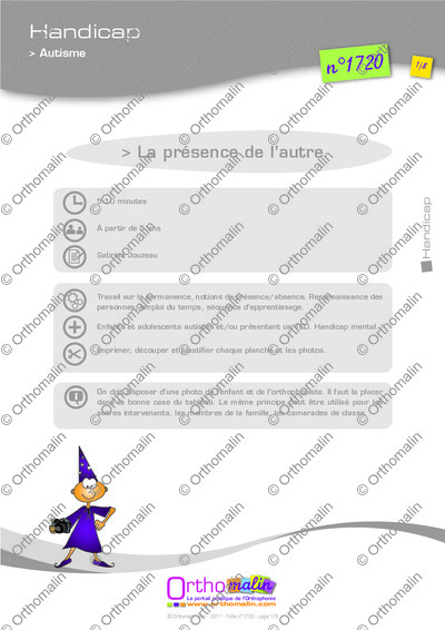 Page 1 de la fiche
