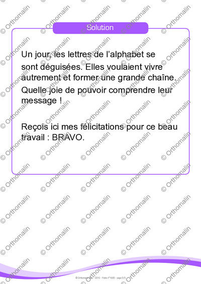 Page 5 de la fiche