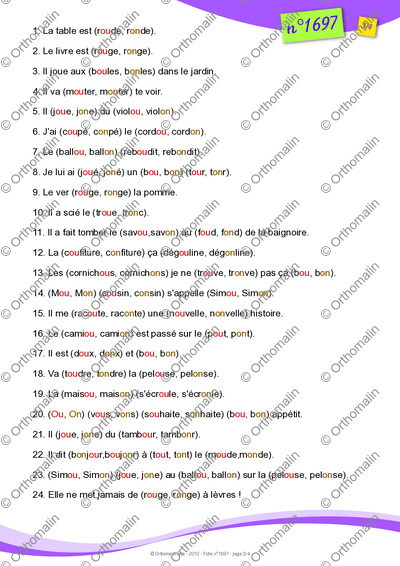 Page 3 de la fiche