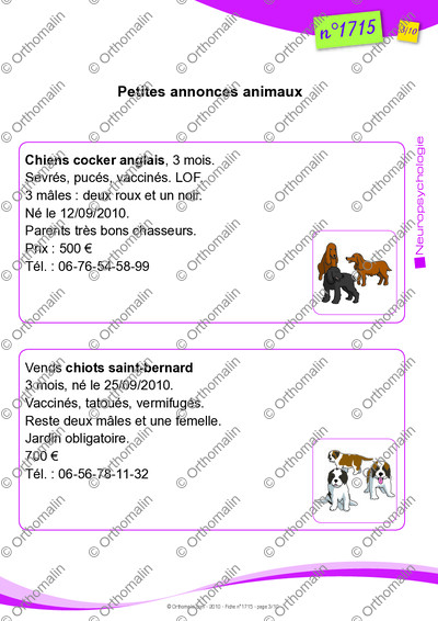 Page 3 de la fiche