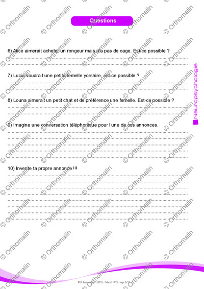 Page 6 de la fiche