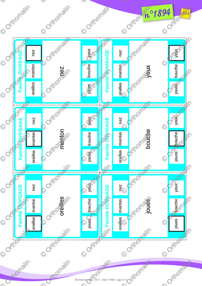 Page 2 de la fiche