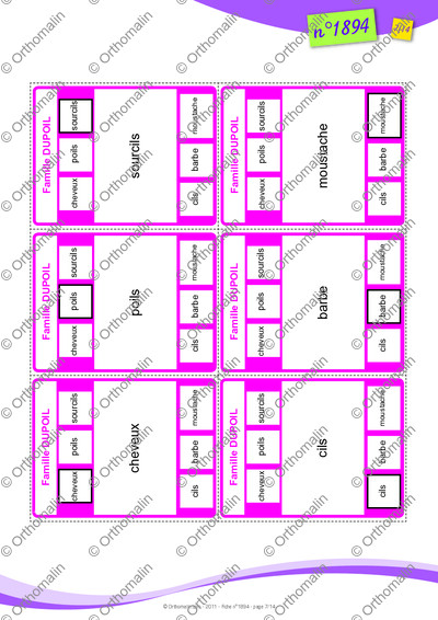 Page 7 de la fiche