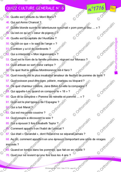 Page 4 de la fiche