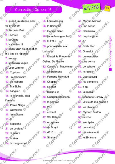 Page 5 de la fiche