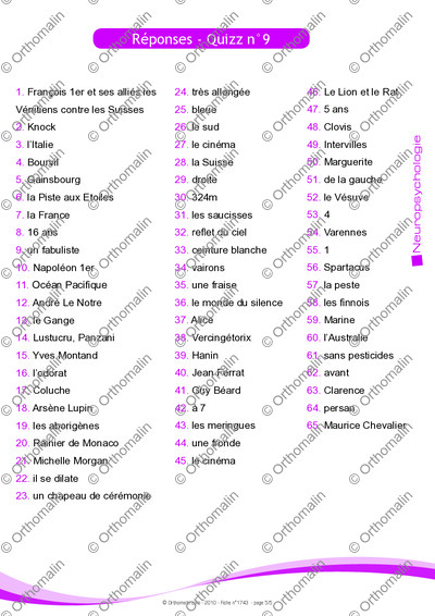 Page 5 de la fiche