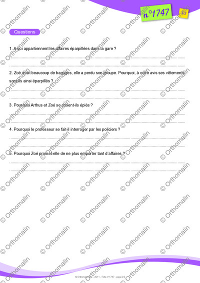 Page 3 de la fiche