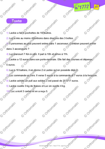Page 6 de la fiche