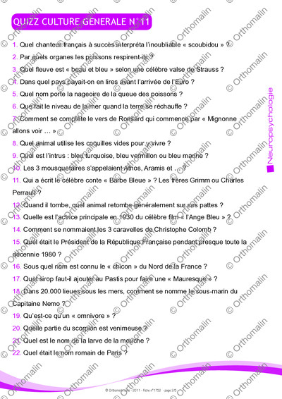 Page 2 de la fiche