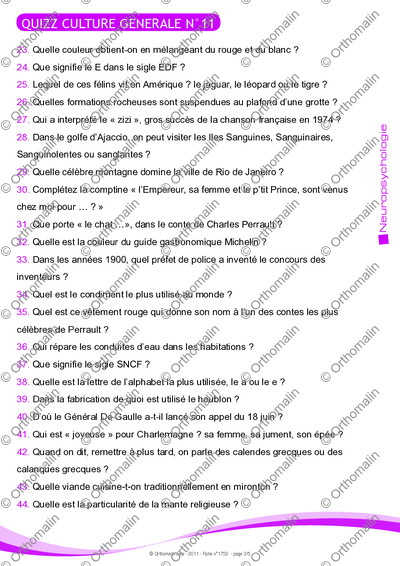 Page 3 de la fiche