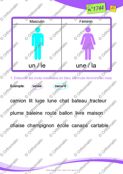 Page 2 de la fiche