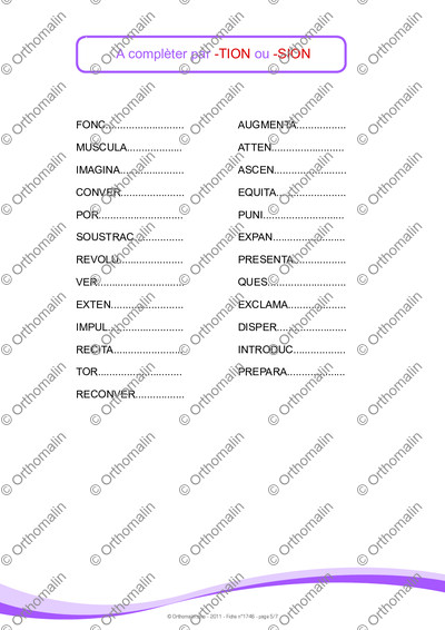 Page 5 de la fiche