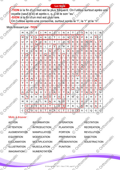 Page 6 de la fiche
