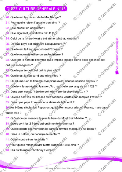 Page 3 de la fiche