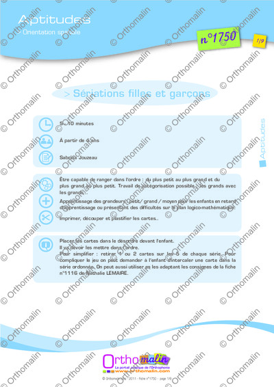 Page 1 de la fiche