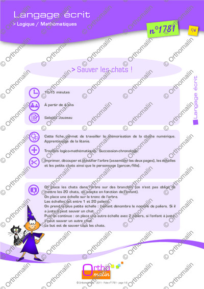 Page 1 de la fiche