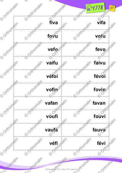 Page 4 de la fiche