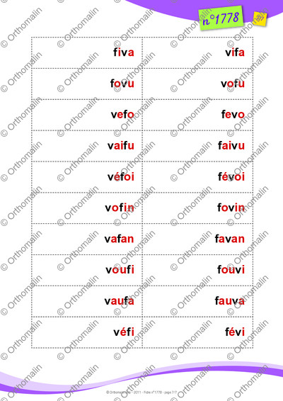 Page 7 de la fiche