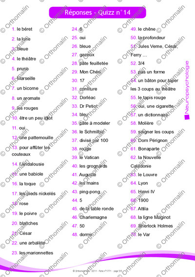 Page 5 de la fiche