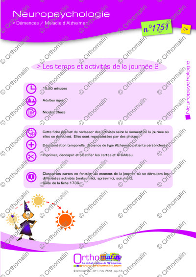Page 1 de la fiche