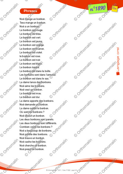 Page 2 de la fiche