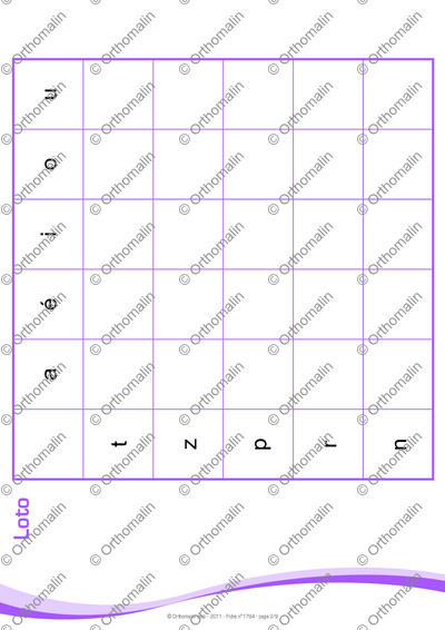 Page 2 de la fiche