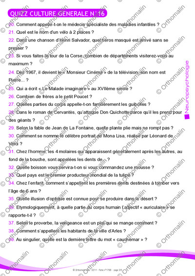 Page 3 de la fiche