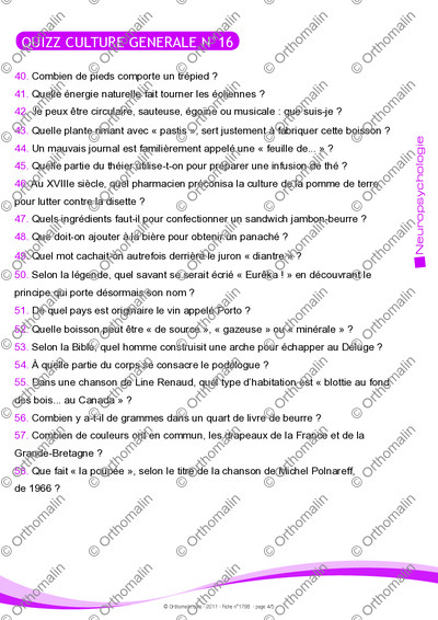 Page 4 de la fiche