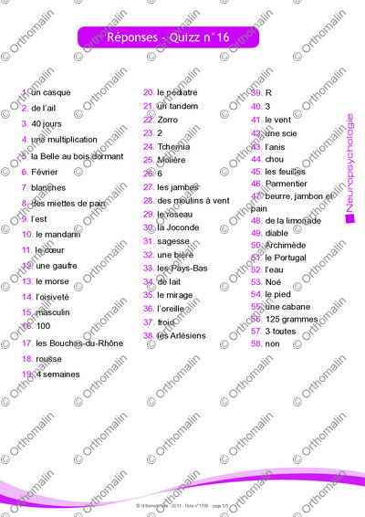 Page 5 de la fiche