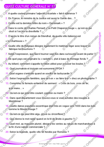 Page 2 de la fiche