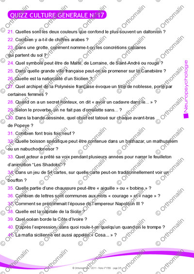 Page 3 de la fiche