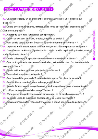 Page 4 de la fiche
