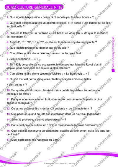 Page 2 de la fiche