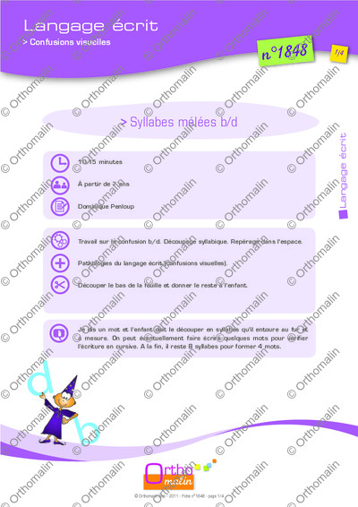 Page 1 de la fiche