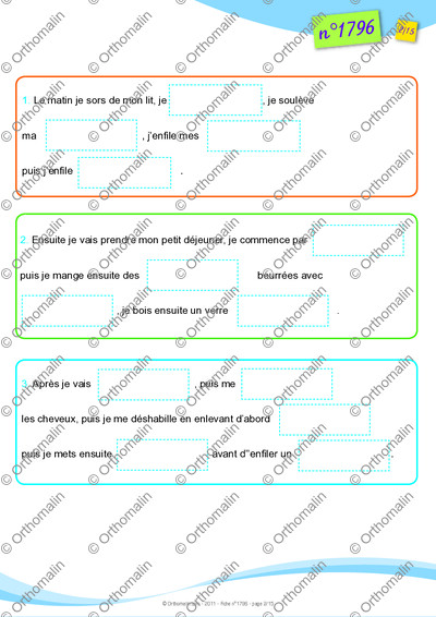 Page 2 de la fiche