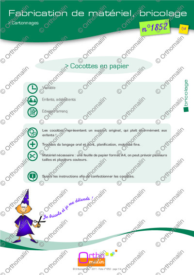 Page 1 de la fiche