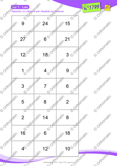 Page 5 de la fiche