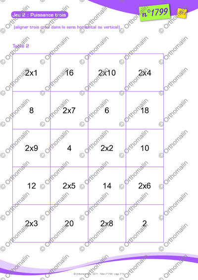 Page 7 de la fiche
