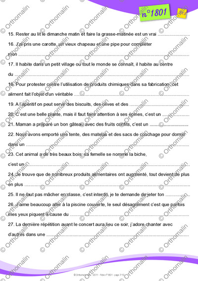 Page 7 de la fiche