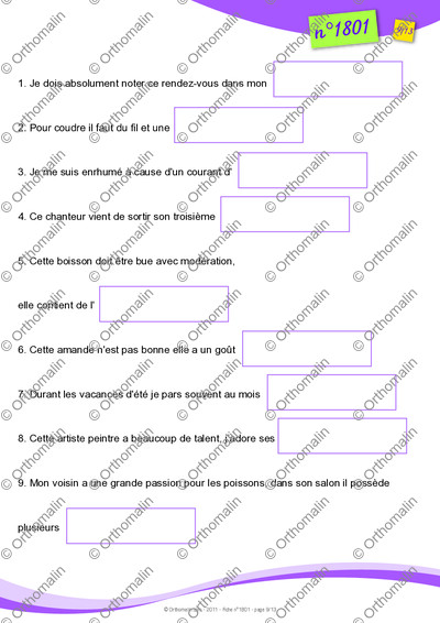 Page 9 de la fiche