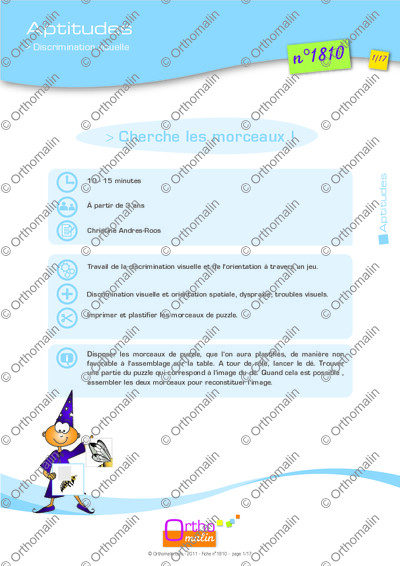 Page 1 de la fiche