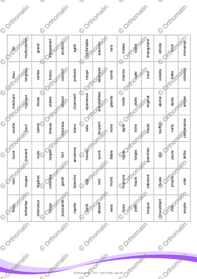 Page 4 de la fiche