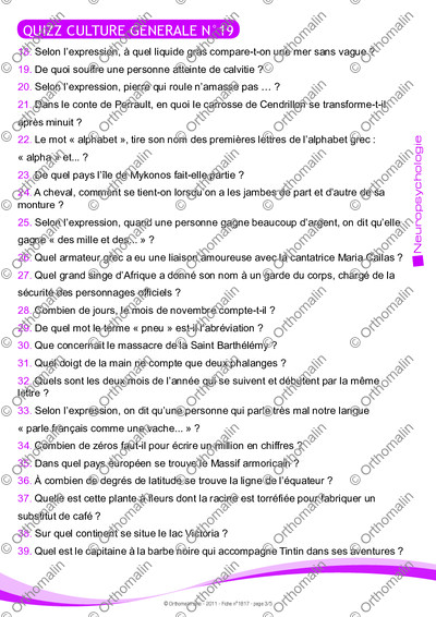 Page 3 de la fiche