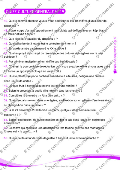 Page 4 de la fiche