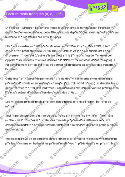 Page 6 de la fiche