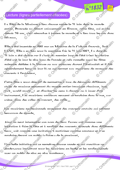 Page 7 de la fiche
